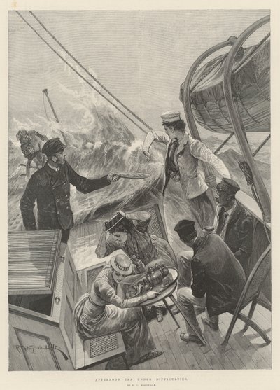 Afternoon Tea under Difficulties by Richard Caton Woodville junior